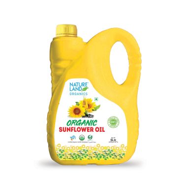 Nature Land Organic Sunflower Oil-5L Can